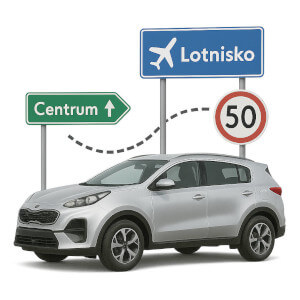 Taxi Przemyśl 24 Kia Sportage – transfery lotnisko i centrum miasta