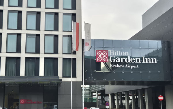 Hotel Hilton Garden Inn przy lotnisku Kraków-Balice
